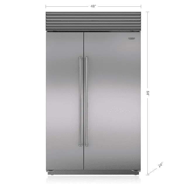 Sub-Zero BI48SIDSTH 48" Classic Side-By-Side Refrigerator/Freezer With Internal Dispenser