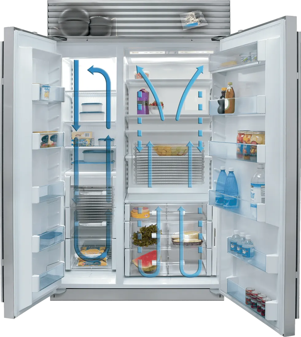 Sub-Zero BI48SSPH 48" Classic Side-By-Side Refrigerator/Freezer