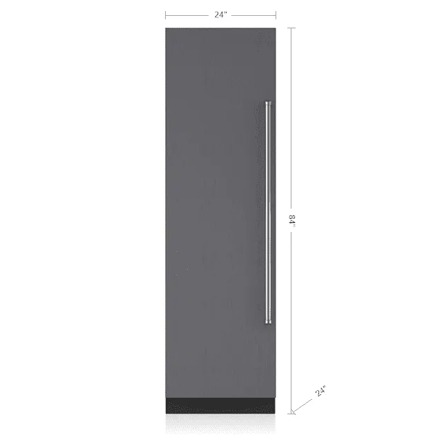 Sub-Zero IC24CIRH 24" Designer Column Refrigerator/Freezer With Ice Maker - Panel Ready