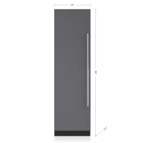 Sub-Zero IC24CIRH 24" Designer Column Refrigerator/Freezer With Ice Maker - Panel Ready
