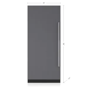 Sub-Zero IC36RIDRH 36" Designer Column Refrigerator With Internal Dispenser - Panel Ready