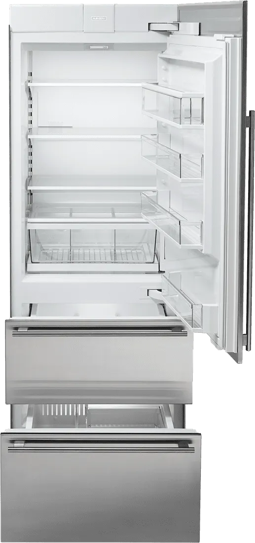 Sub-Zero IT30CILH 30" Designer Over-And-Under Refrigerator/Freezer - Panel Ready