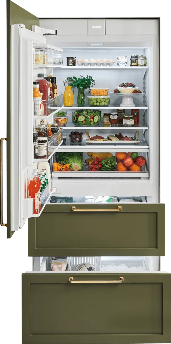 Sub-Zero IT36CIRH 36" Designer Over-And-Under Refrigerator/Freezer With Ice Maker - Panel Ready