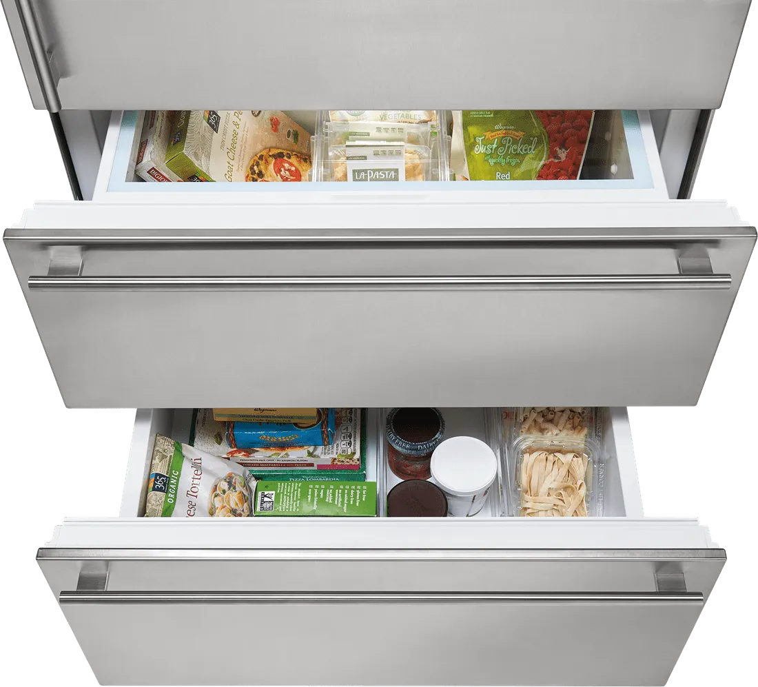 Sub-Zero IT36RIDRH 36" Designer Over-And-Under Refrigerator Internal Dispenser - Panel Ready