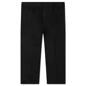 Suiting Pleated Trousers - Black