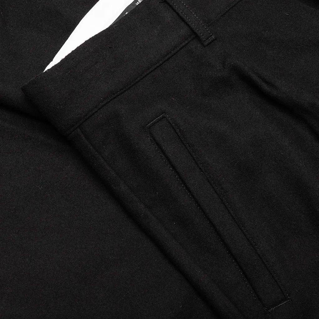 Suiting Pleated Trousers - Black