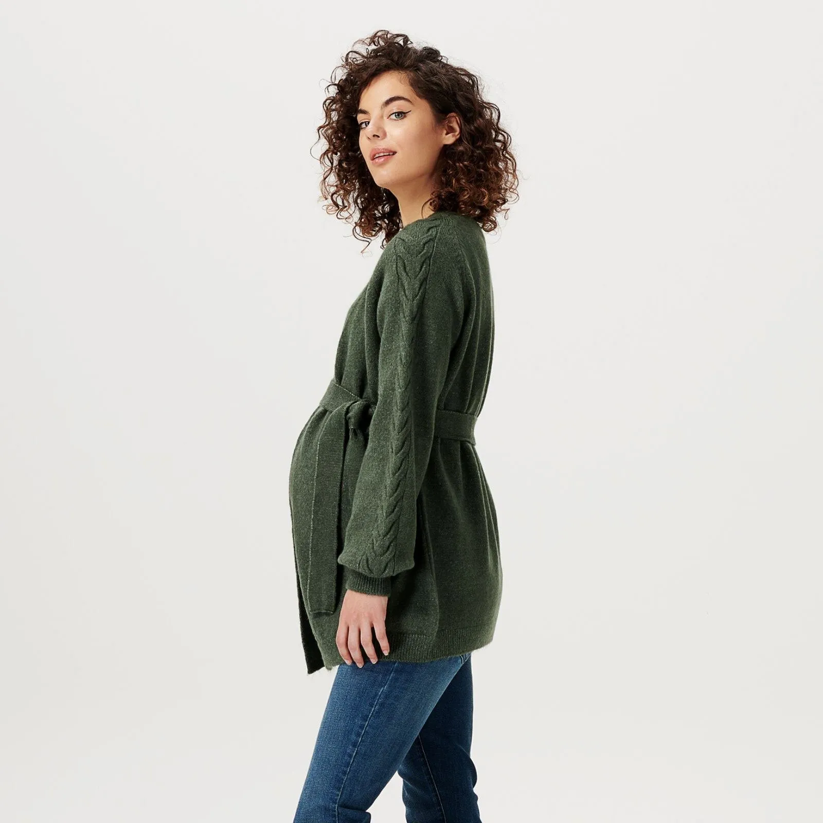 Supermom Cardigan Broadway Long Sleeve - Thyme