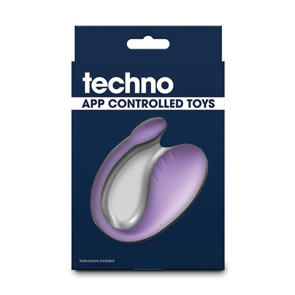 Techno Rave App-Compatible G-Spot Egg Vibrator