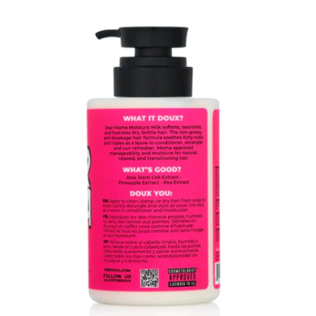 The Doux Dear Mama Moisture Milk Leave-in Conditioner for All Hair Types - 12 oz