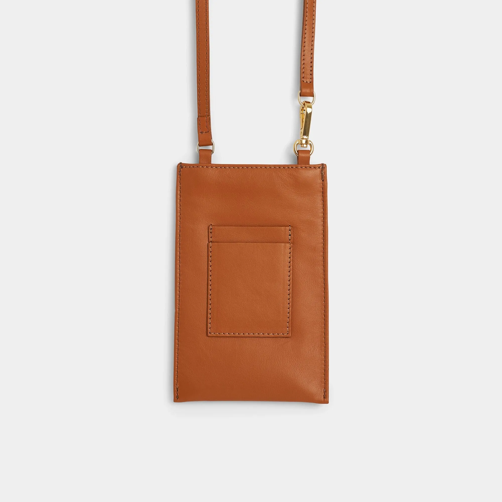 The Navigator - Nut Crossbody Phone Bag