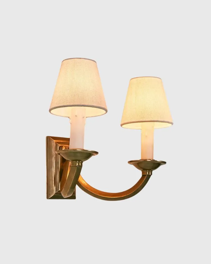 Traditional Victorian Double Wall Light