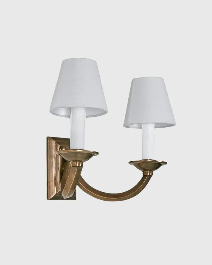 Traditional Victorian Double Wall Light