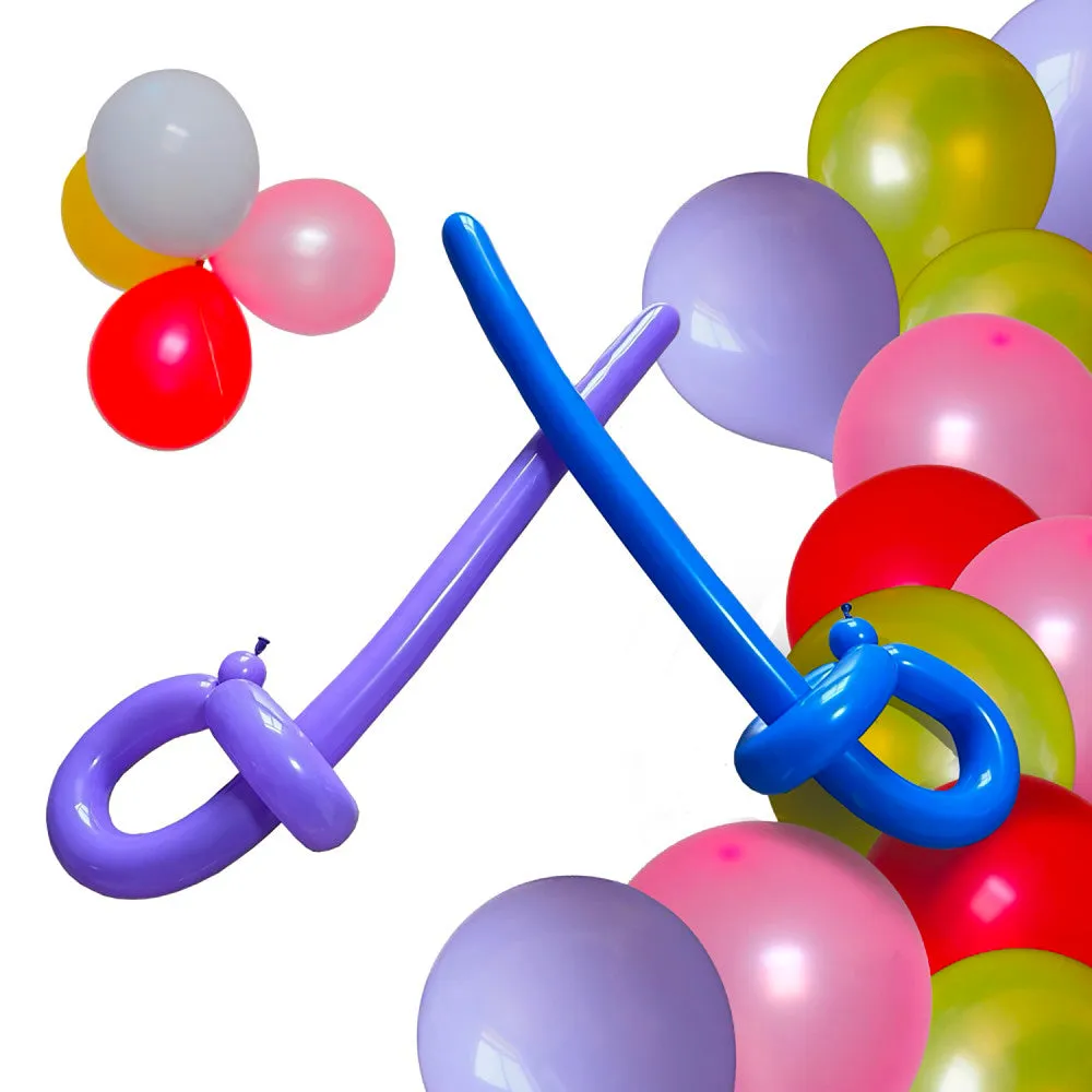 Trimate Party-Fun 100-Pack Balloons with Double Action Pump