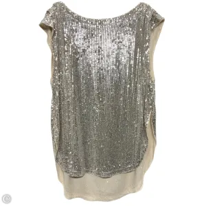 Tunic Short Sleeve By Free People In Silver, Size: M