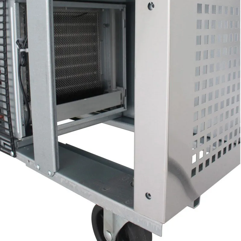 Turbo Air MUR-72-N M3 Series Solid 3 Door Undercounter Refrigerator, 72"