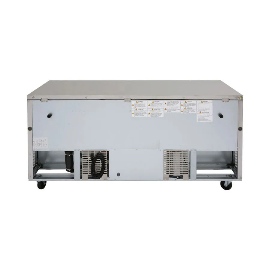 Turbo Air MUR-72-N M3 Series Solid 3 Door Undercounter Refrigerator, 72"
