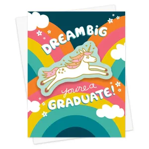 Unicorn Graduation Card