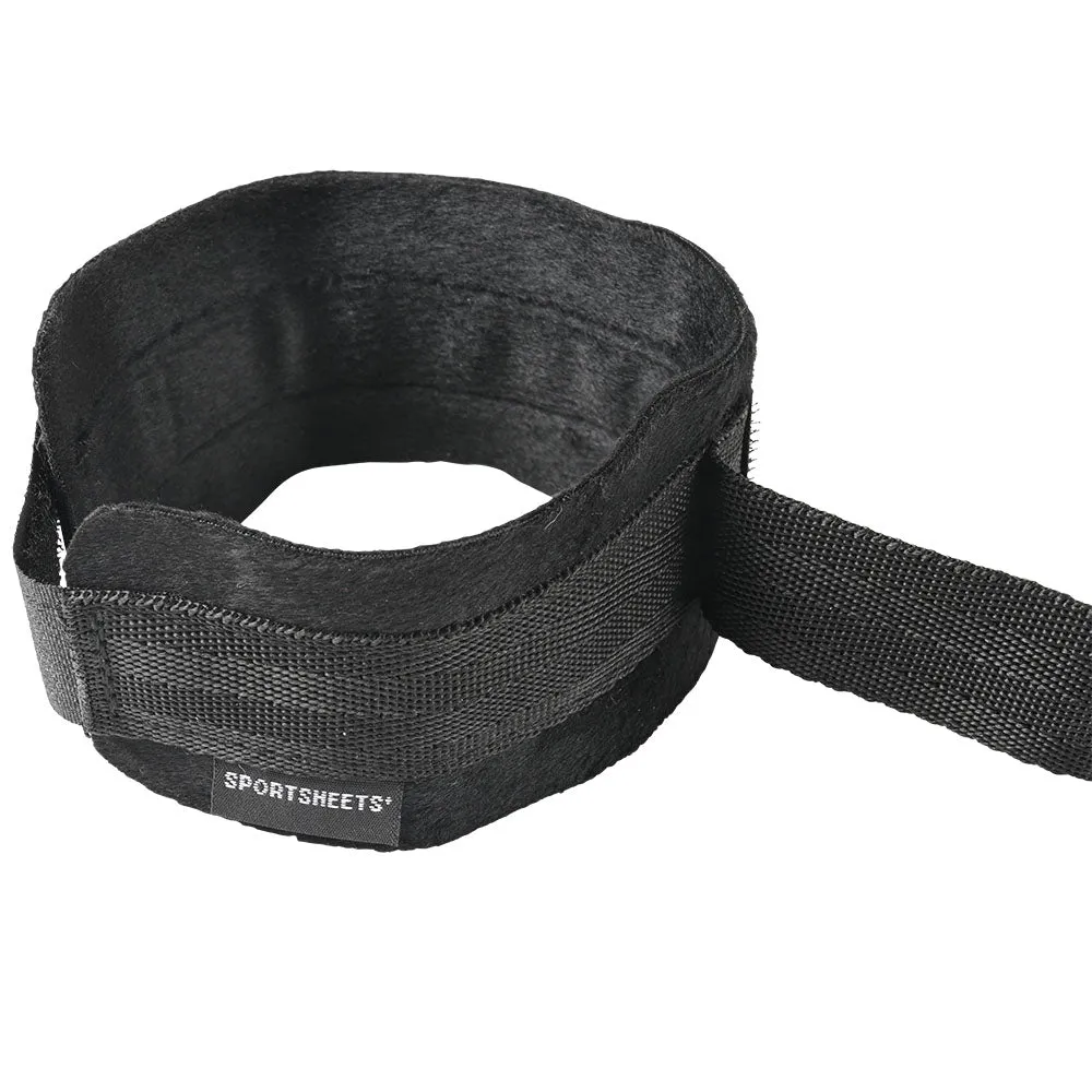 Velvet Noir Adjustable Hog Tie & Cuff Set