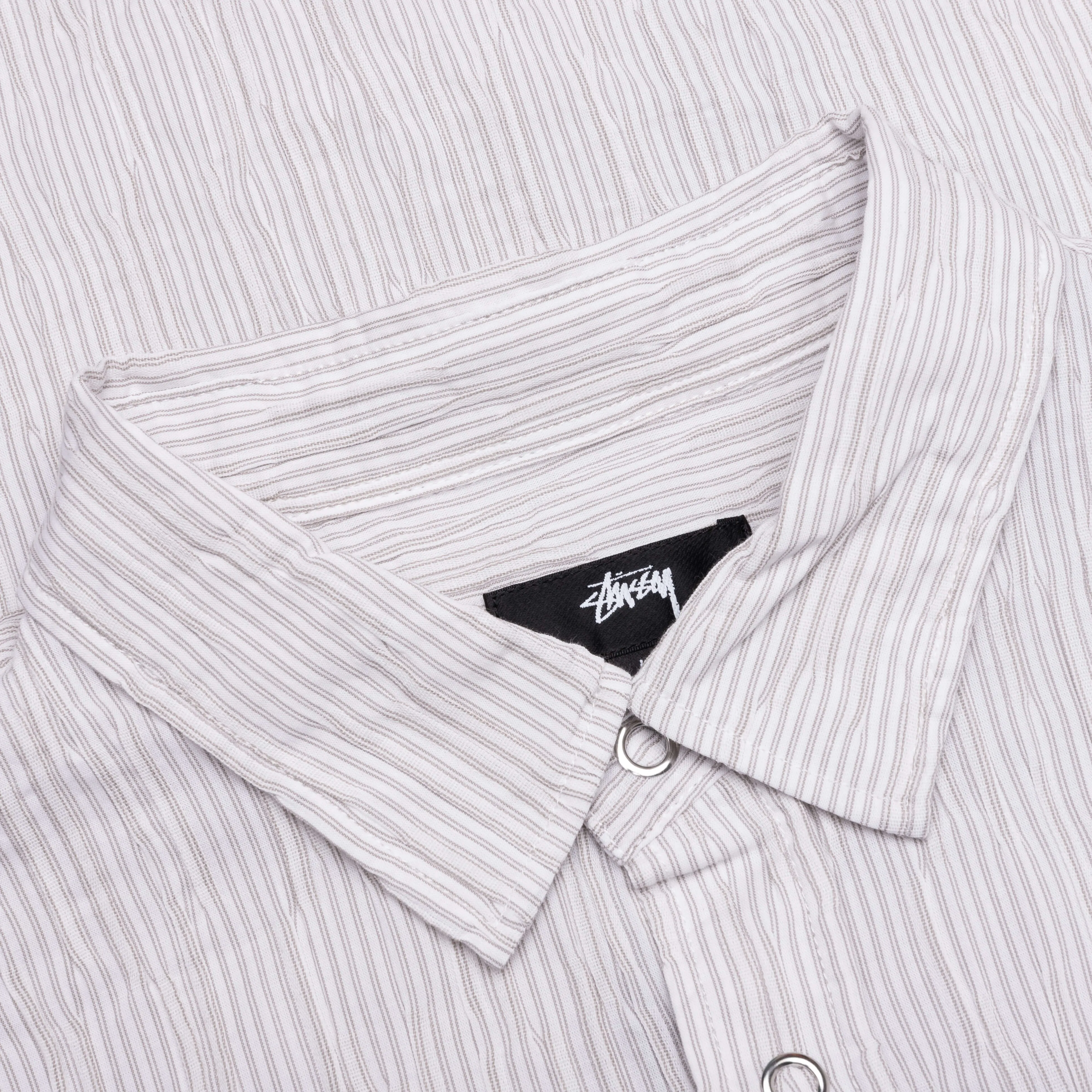 Wavy Striped Shirt - Natural