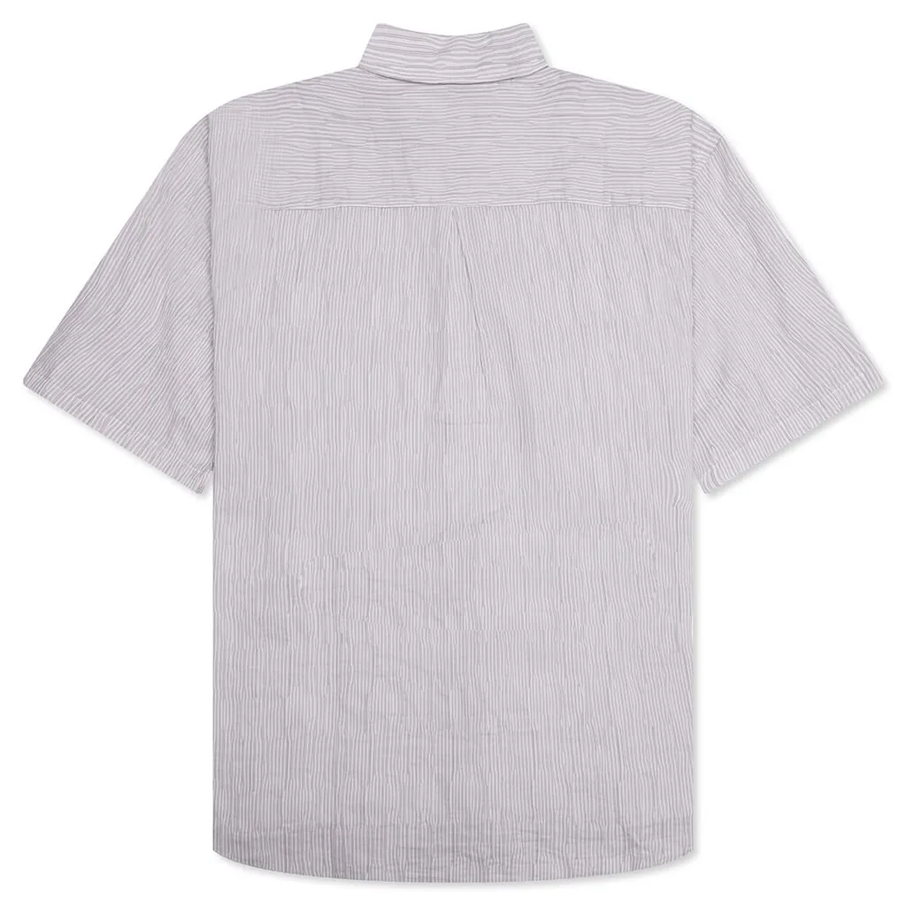 Wavy Striped Shirt - Natural