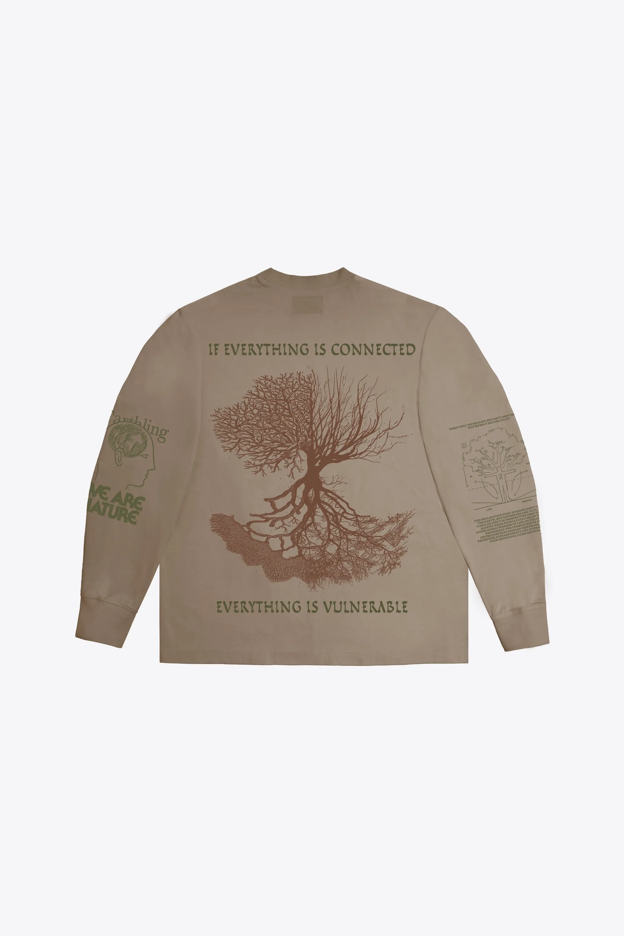 We Are Nature L/S Tee (Parchment)
