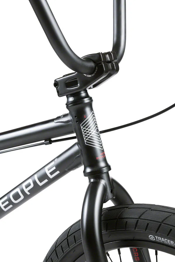 We The People CRS BMX Bike - 20.25" TT, Black