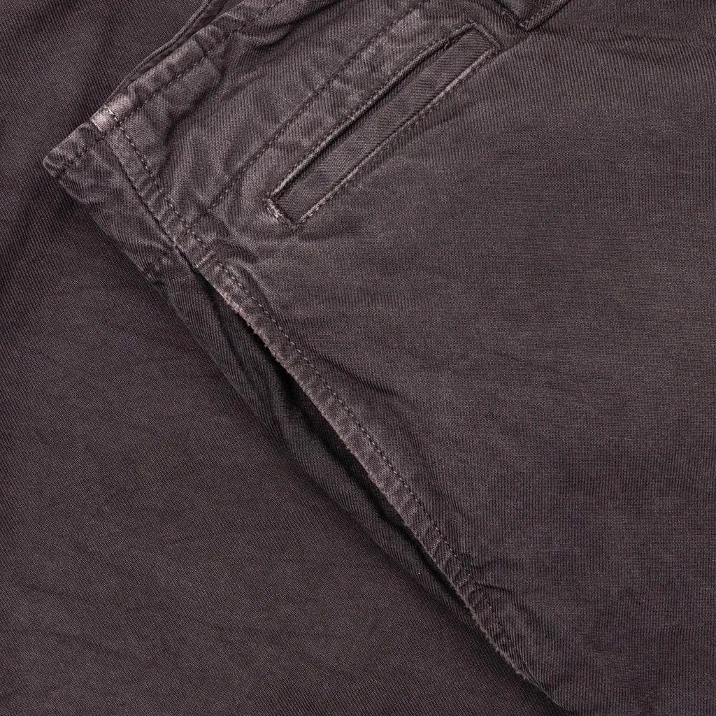 Wide Chino Crash Pants - Black
