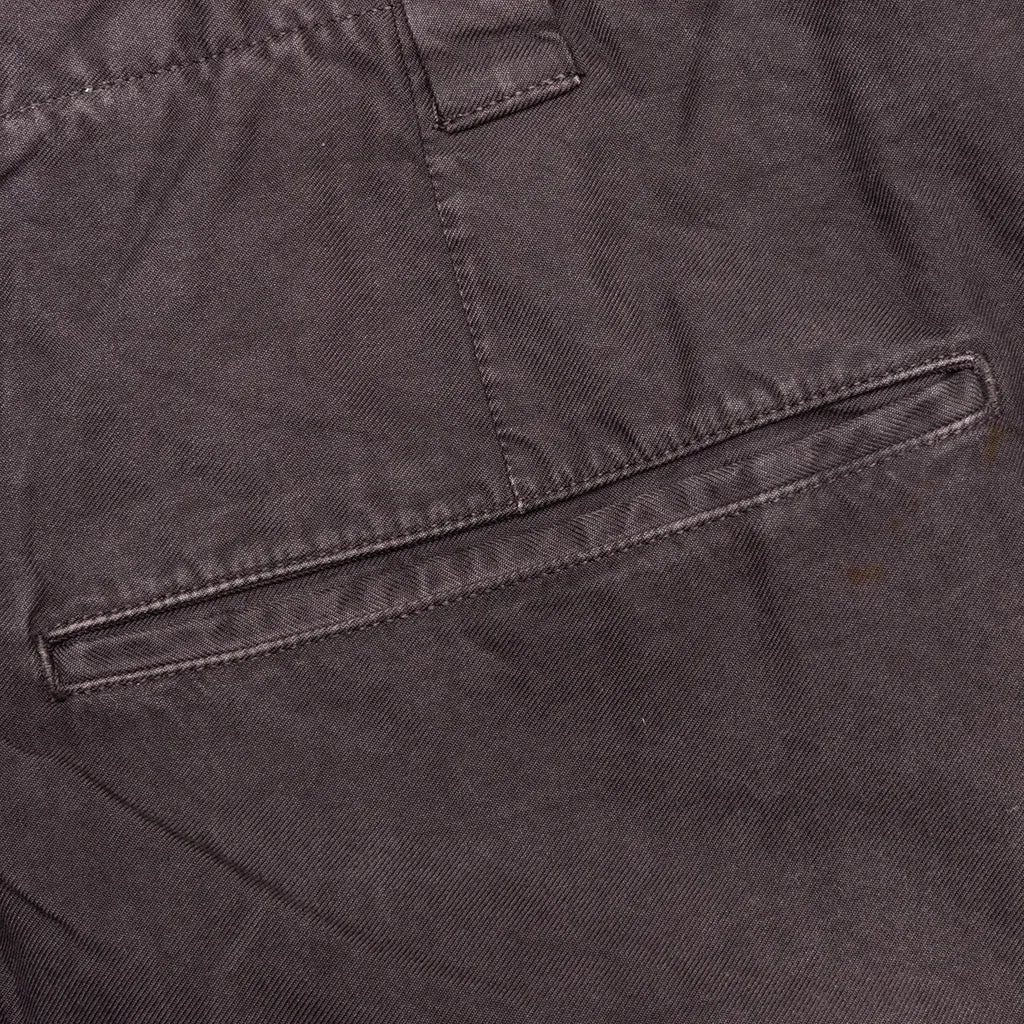 Wide Chino Crash Pants - Black