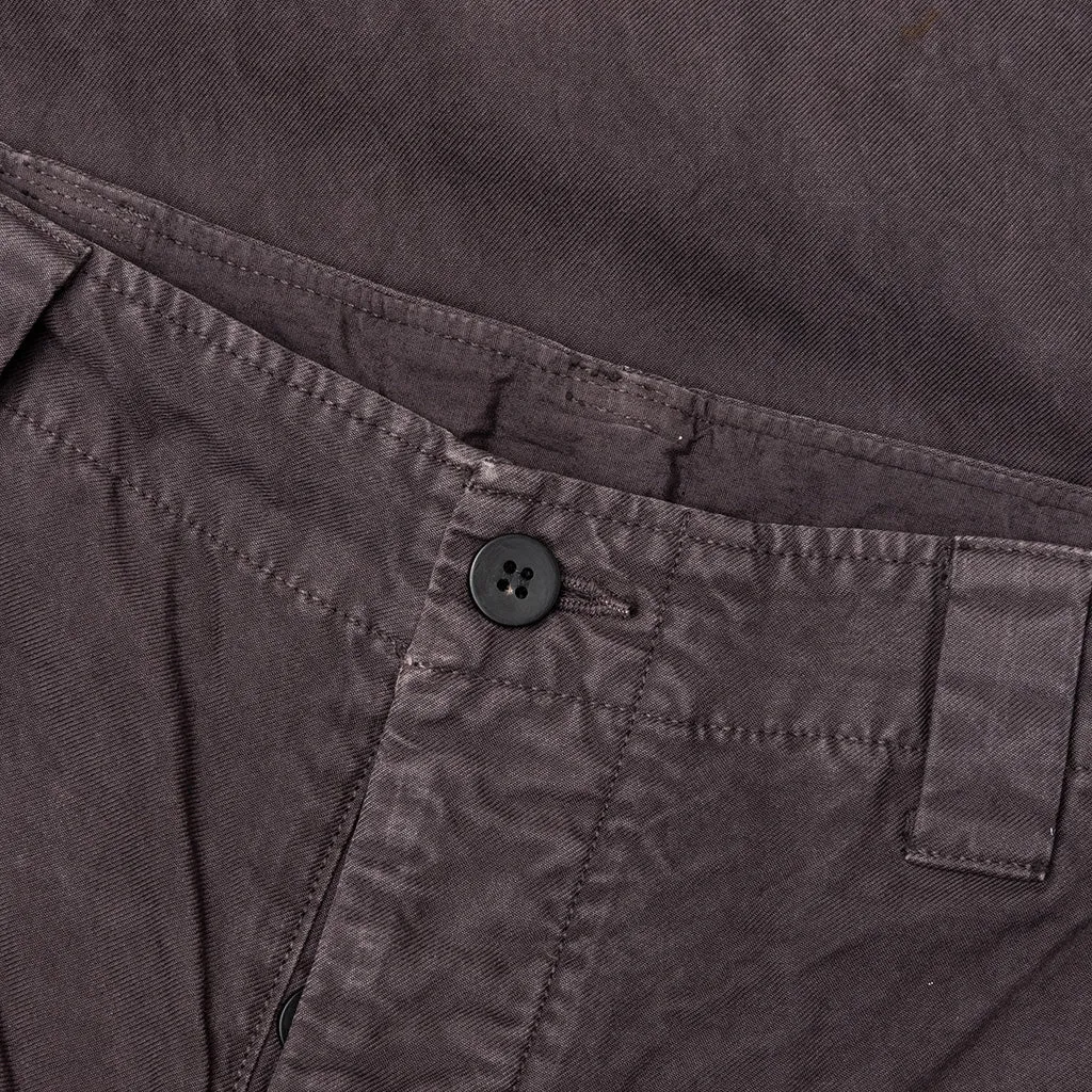 Wide Chino Crash Pants - Black