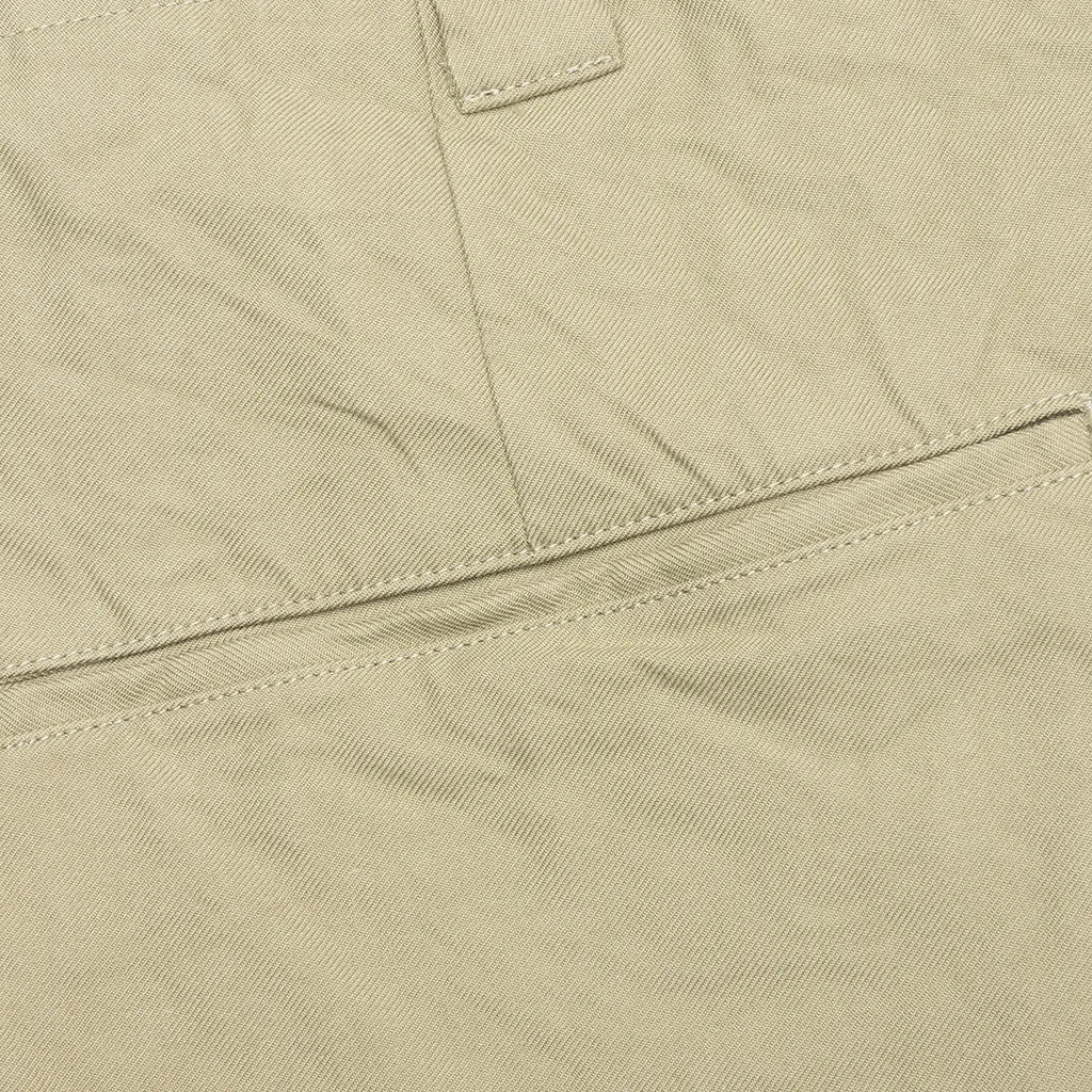 Wide Chino Pants - Light Green