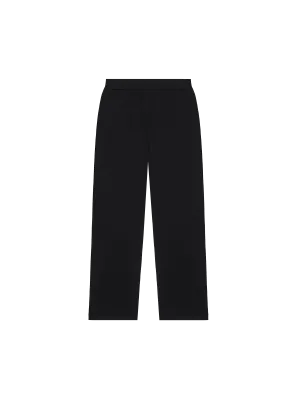 Womens DNA Knitted Straight Leg Track Pants—black