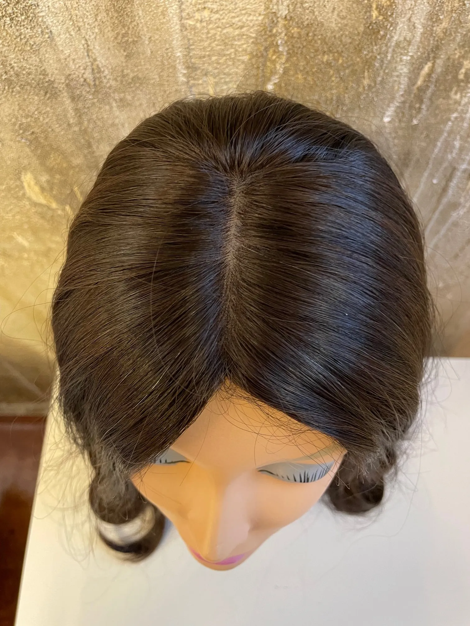 YAFFA 100% EUROPEAN VIRGIN NATURAL HUMAN HAIR WIG R-26 22''